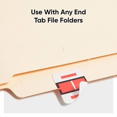 Use With Any End Tab File Folders