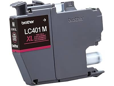Brother - LC401 High Yield Ink Cartridge (LC401XLMS) - Magenta