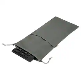Unique Bargains - 1pc Keyboard Sleeve Cover for 108 Keys, 15.7"x7.5" Portable Dustproof Waterproof Case for Wireless Mechanical Keyboard - Gray