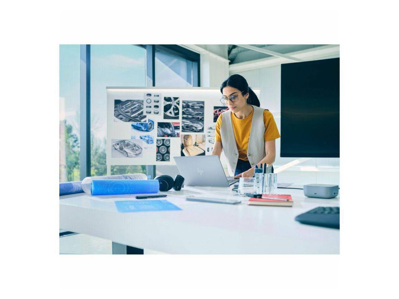 Alt View 2. HP - HP ZBook 8 G1i 14" - Intel Core Ultra 7 - vPro - 16GB - 512GB SSD - Win 11 Pro - BP6K8UT#ABA - Meteor Silver.