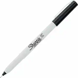 Sharpie - Ultra Fine Permanent Marker Ultra Fine Narrow Marker Point Black Ink Alcohol Based 1 Each