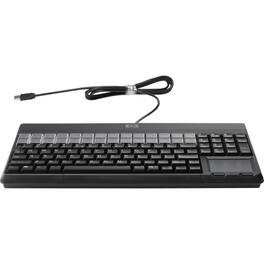 HP - POS Keyboard - 106 Keys - QWERTY Layout - 28 Relegendable Keys - USB - Unknown