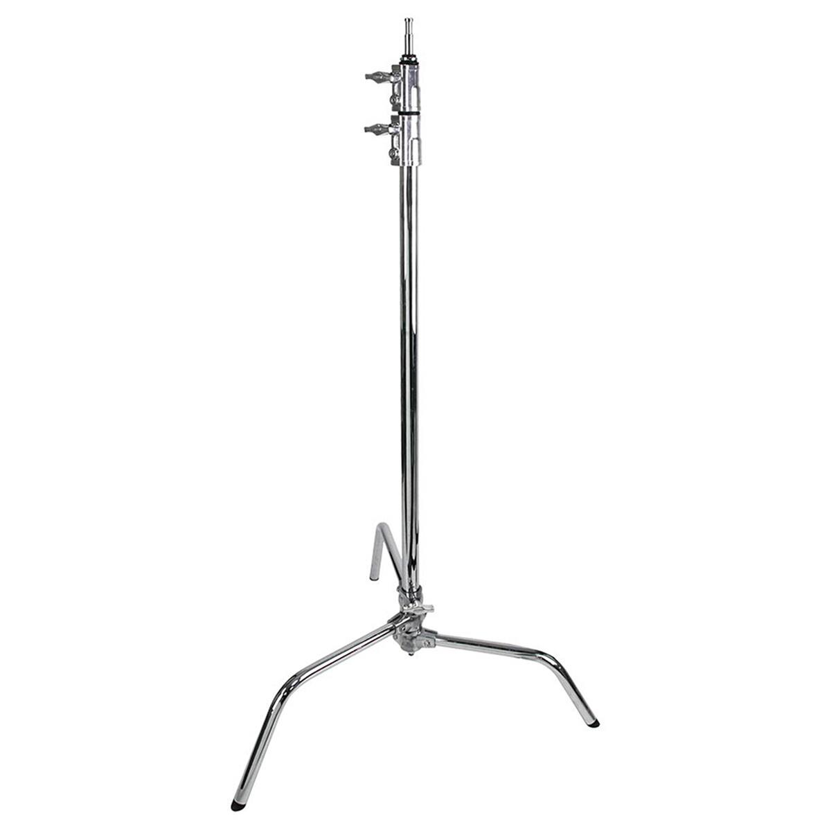 Alt View 2. Kupo - Kupo 40" Master C-Stand with Sliding Leg with Baby Boom, Grip Head, Camera Mounting Plate and 10 lbs Weight Bag.