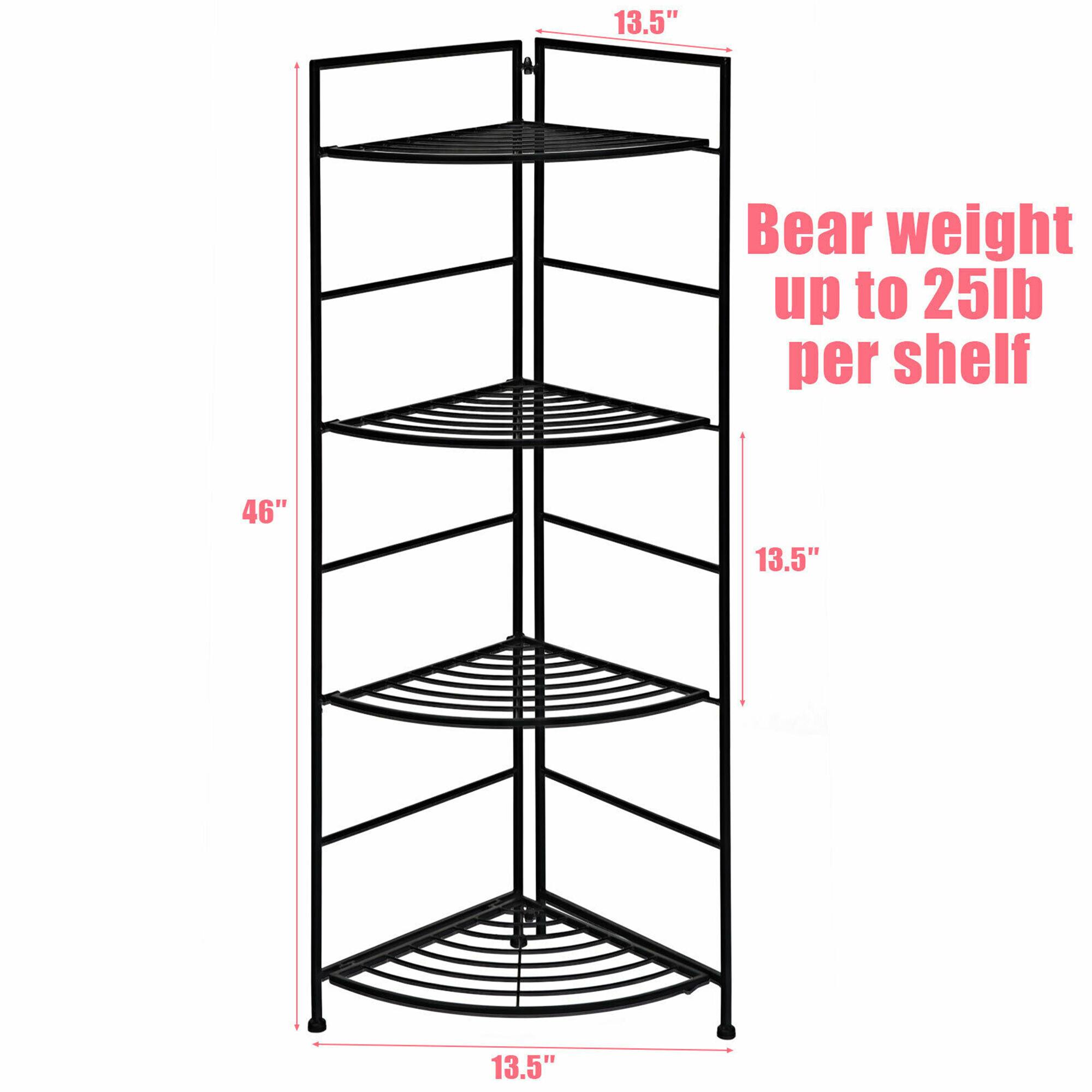 13.5" Bear weight up to 25lb per shelf 46" 13.5" 13.5"