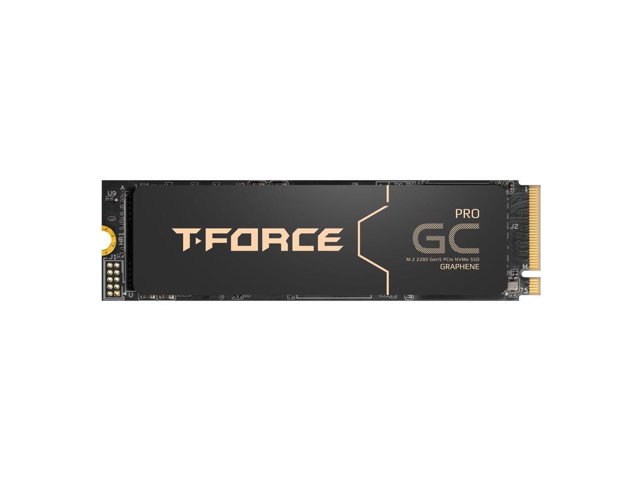 Team Group - T-FORCE GC PRO M.2 4TB PCIe Gen 5.0x4 NVMe 2.0 SSD with DRAM Cache