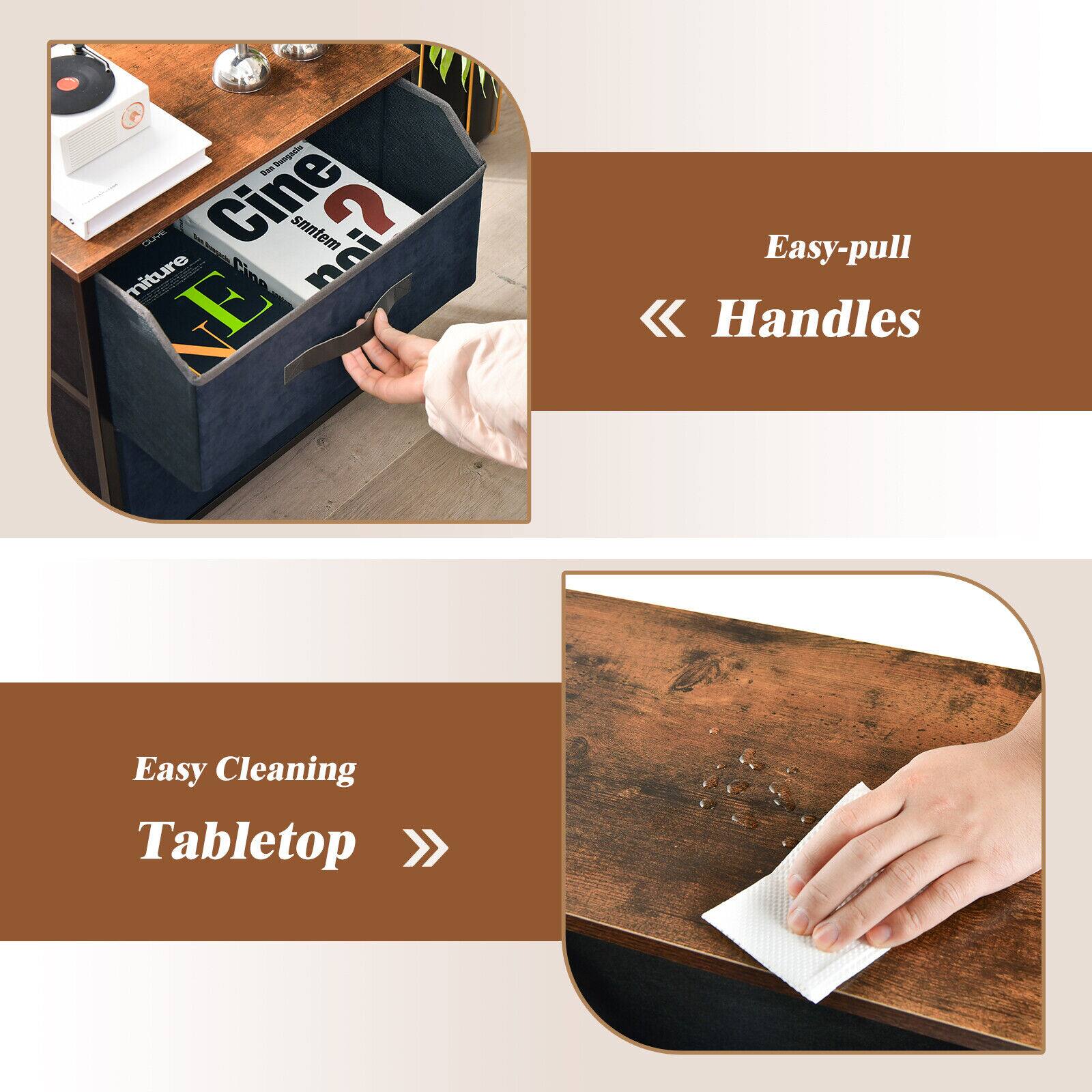 Easy-pull Handles
Easy Cleaning Tabletop