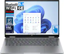 HP - Envy x360 14-fc0013dx 2-in-1 Laptop 14.0 WUXGA Display (Intel Ultra 5-125U, 16GB LPDDR5, 1TB PCIe SSD, Win 11 Pro) - Meteor Silver