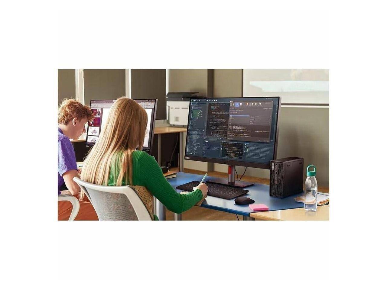 Alt View 9. Lenovo - Lenovo ThinkStation P3 Ultra Gen 2 – Core Ultra 9 285, 64GB RAM, 2TB SSD, SFF Workstation - Black.