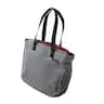 ALPAKA - Metro Tote Laptop Tote Bag for Work, Work Tote Fits 16" MacBook Pro, Side Bottle Pocket, Weather-Resistant, Key Tether - Grey Axoflux 210D