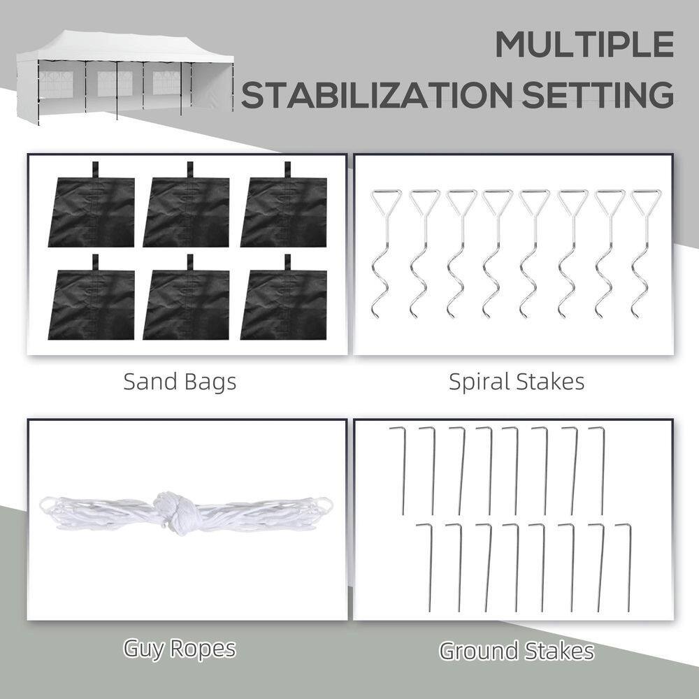 MULTIPLE STABILIZATION SETTING

- Sand Bags
- Spiral Stakes
- Guy Ropes
- Ground Stakes
