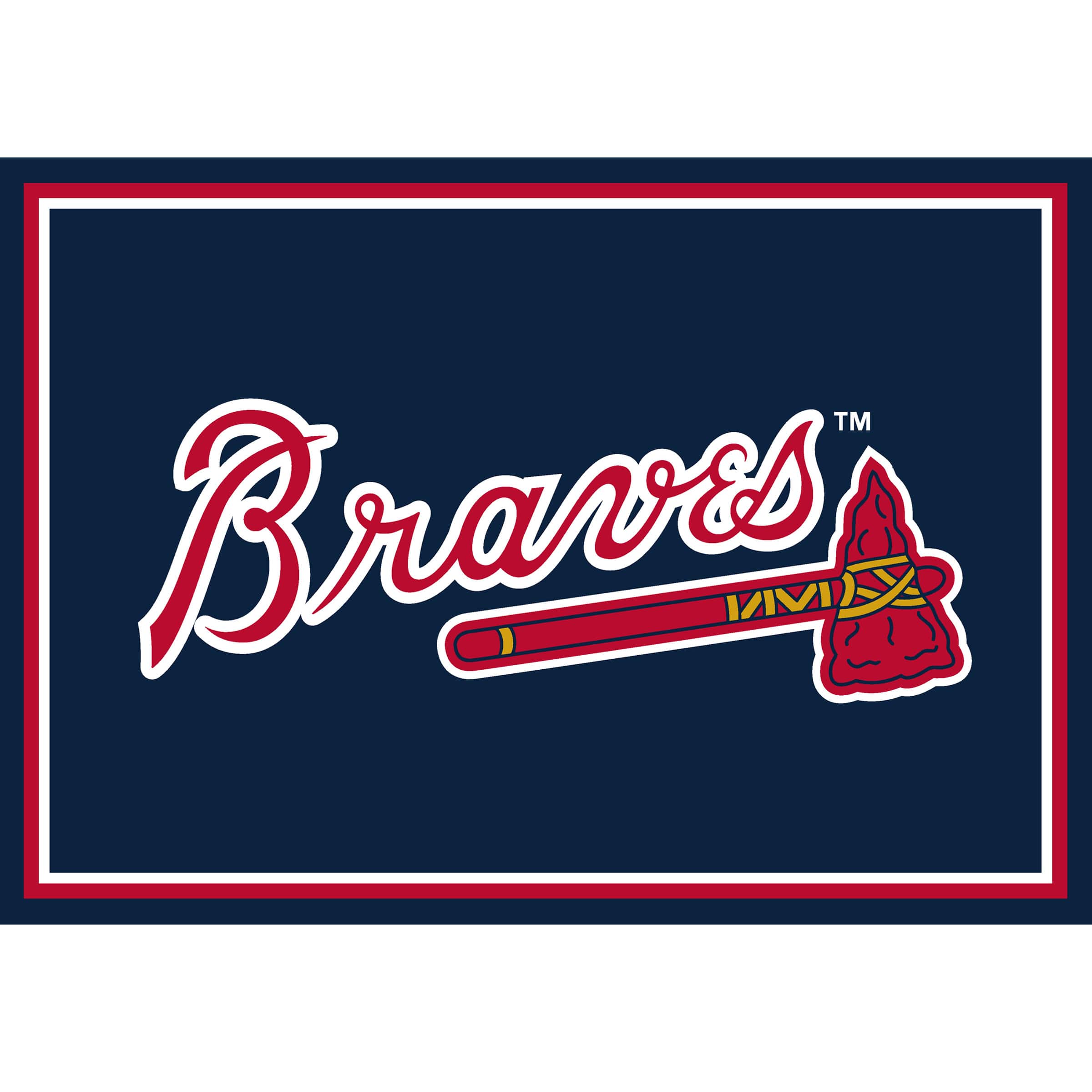 "Imperial - Atlanta Braves 2'8"" x 3'10"" Area Rug - Multicolor" price history on PriceWatchPro