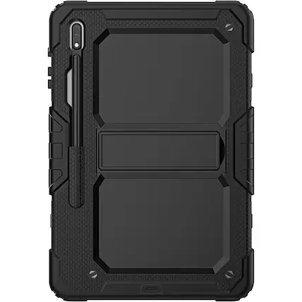 Front. SaharaCase - Defense Series Case for Samsung Galaxy Tab S8 - Black.