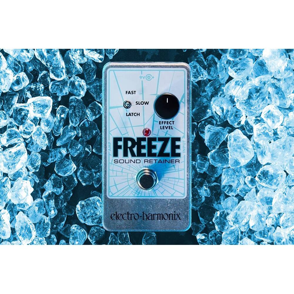 9V FAST SLOW | LATCH EFFECT LEVEL AMP FREEZE INPUT SOUND RETAINER electro-harmonix