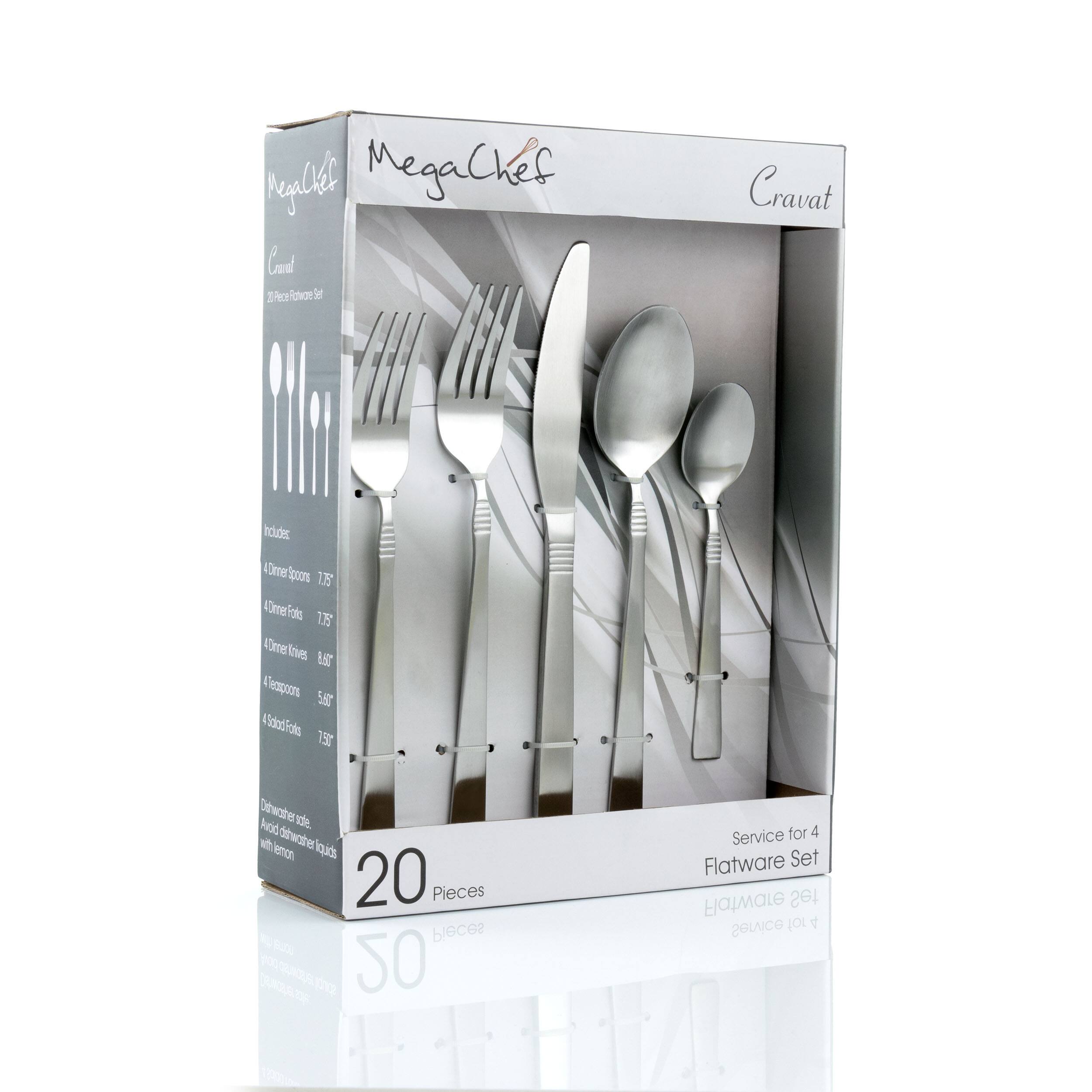 Negalist MegaChef Cravat 20 Pieces Service for 4 Flatware Set