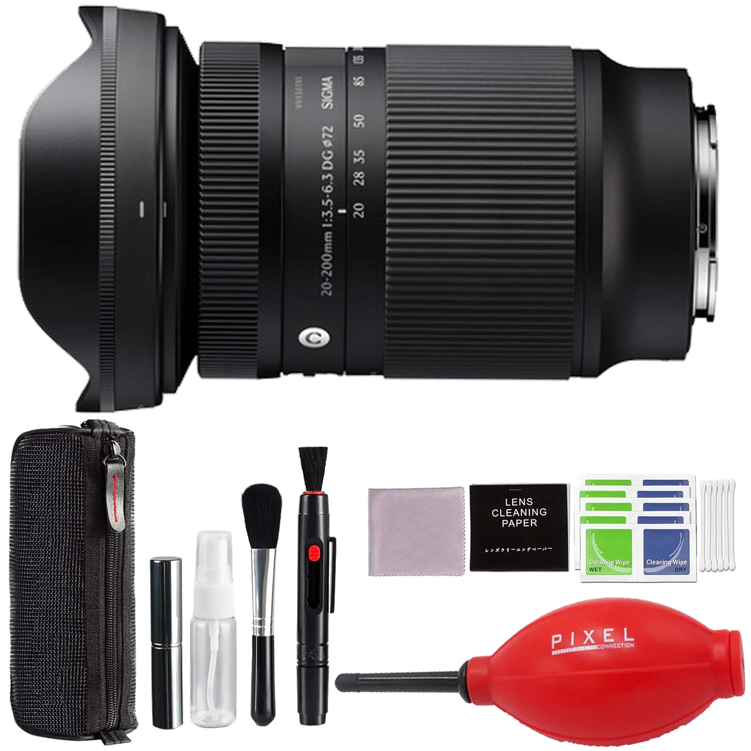 Sigma 20 200mm F3.5 6.3 DG Contemporary Lens (Sony E Mount) Black