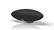 Bonera is a black object that is sitting on a white background.
