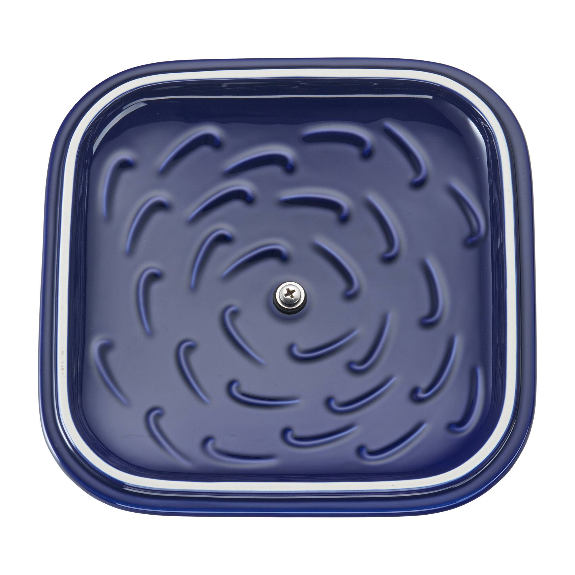 Alt View 7. Staub - Staub Ceramic 4-pc Baking Pans Set, Casserole Dish with Lid, Brownie Pan, Dark Blue - Dark Blue.