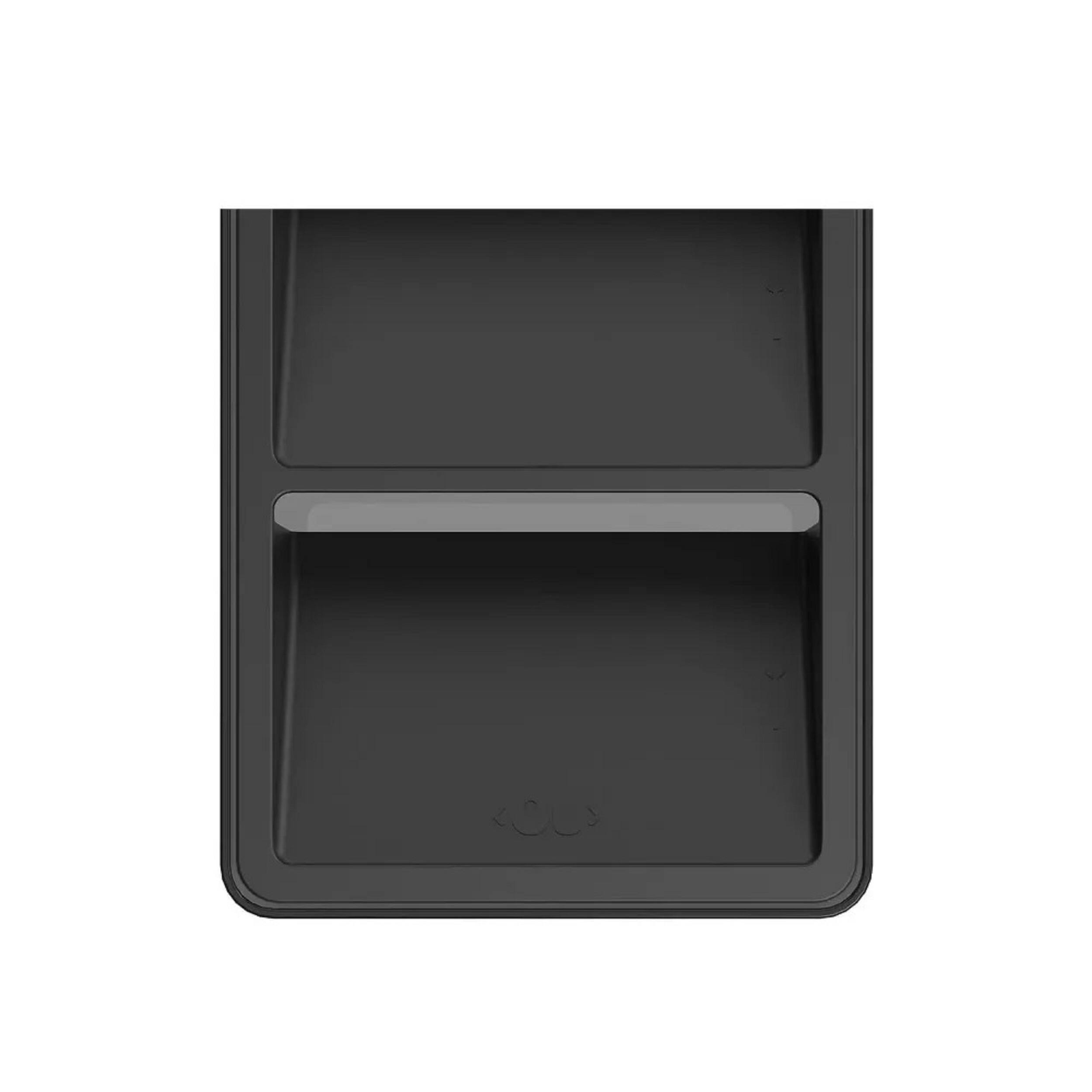 Alt View 1. OU - OU In-Drawer Silverware & Utensils Organizer, 5 Compartments Flatware Storage - 14.75" x 5.9" - Black - Black.