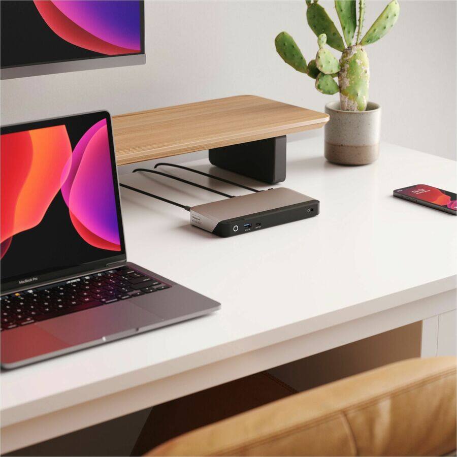 Alt View 3. Alogic - Alogic USB-C Dock triple display docking station with 100W power delivery, DP Alt Mode - Triple display docking station.