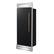 Angle. Forno Appliances - Maderno 13.6 Cu. Ft. Built-In Convertible Refrigerator-Freezer with Left Swing Door and Smooth Decorative Grill - Black/Silver.