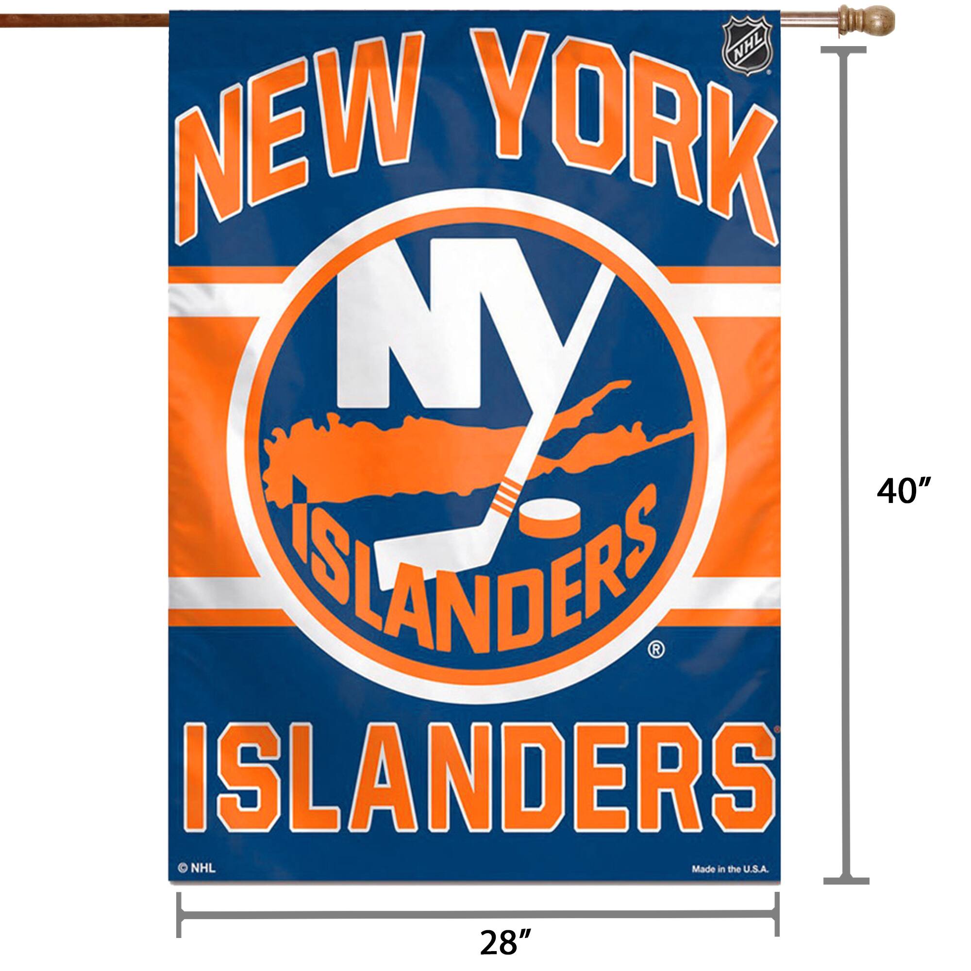 NHL NEW YORK ISLANDERS  
40" x 28"  
Made in the U.S.A.