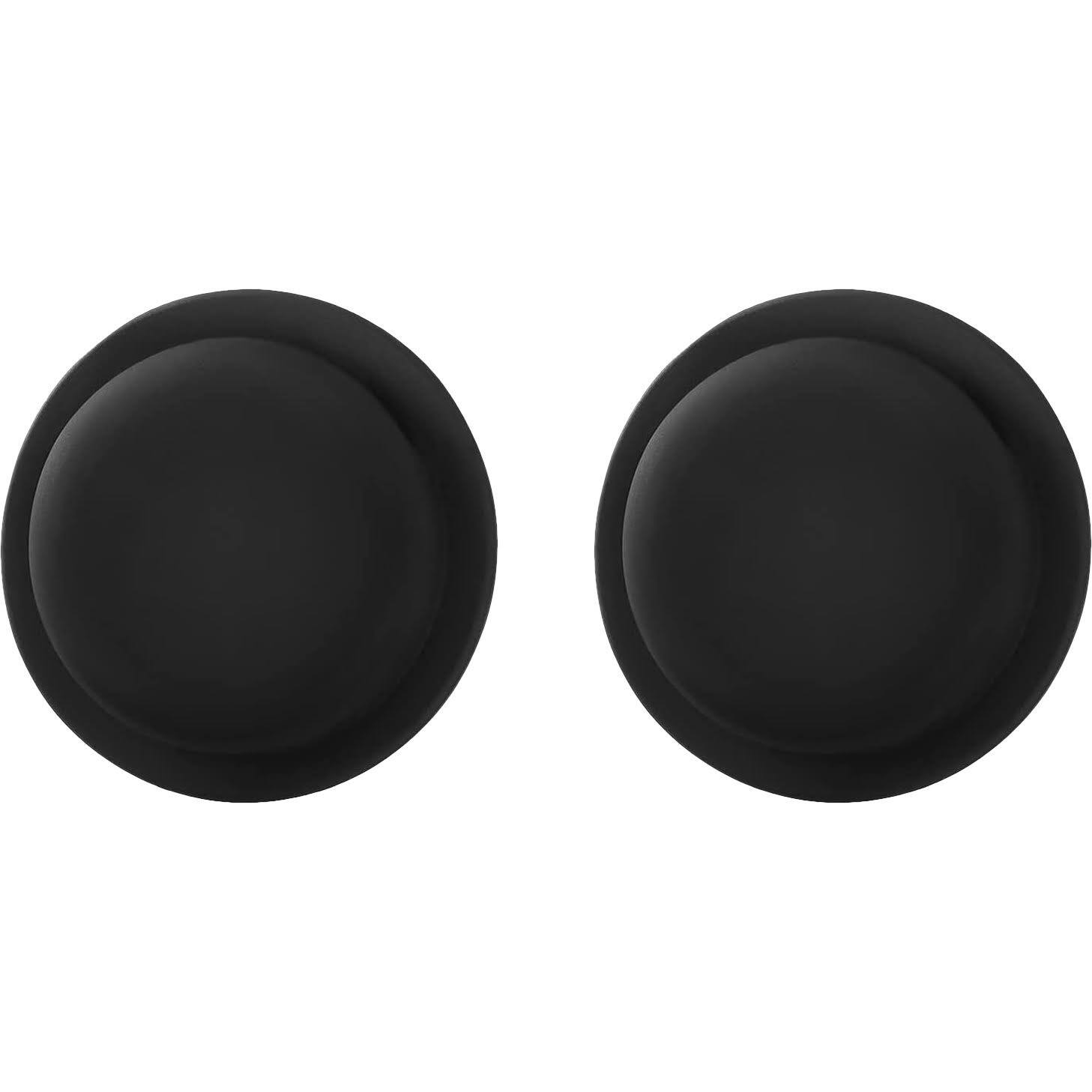Front. SaharaCase - StickOn Silicone Case for Apple AirTag (2-Pack) - Black.