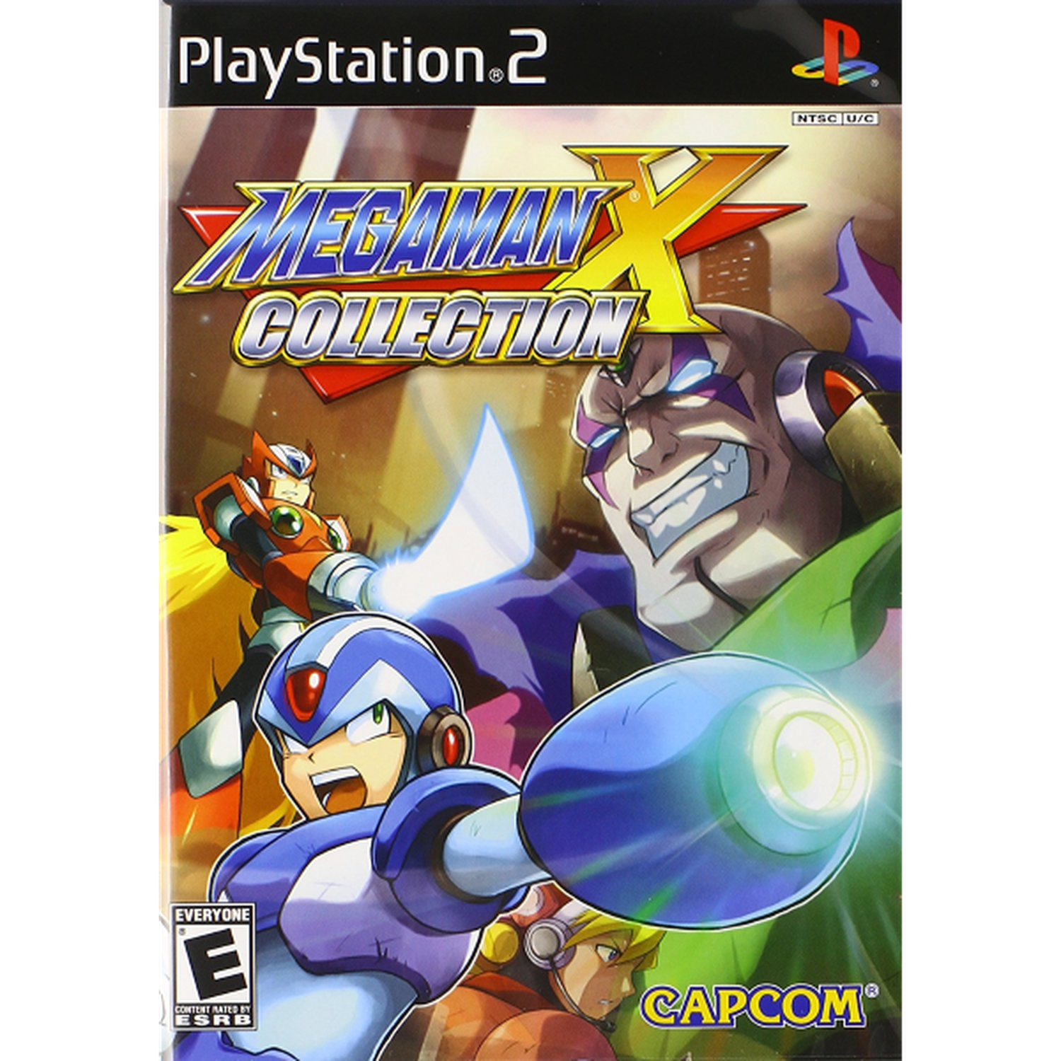 PlayStation 2  
NTSC U/C  
Mega Man X Collection  
Everyone  
E (ESRB)  
Capcom