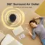 360 Surround Air Outlet: Stay warm or cool at any angle.