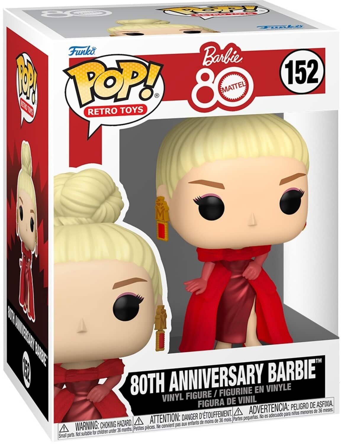 Funko POP!: Retro Toy Barbie, Mattel 80th Anniversary COLLECTIBLES