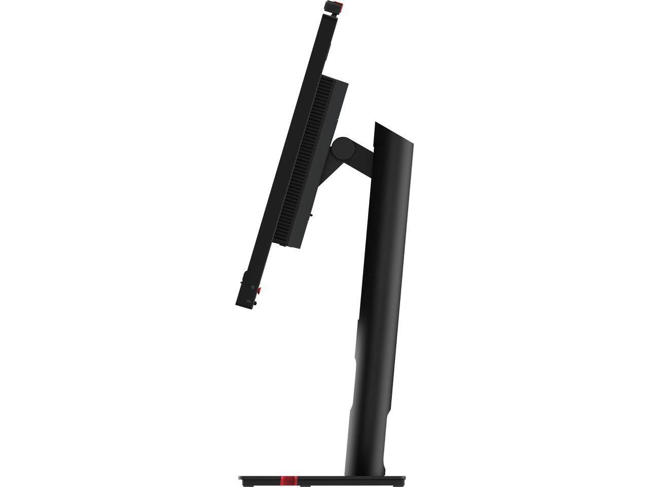 Alt View 10. Lenovo - Lenovo ThinkVision T24v-30 23.8" FHD IPS WEBCAM Speakers Black Monitor Win Hello - Raven Black.