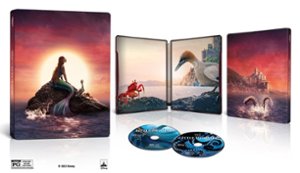 The Little Mermaid [SteelBook] [Includes Digital Copy] [4K Ultra HD Blu-ray/Blu-ray] [Only @ Best Buy] [2023] - Front_Zoom