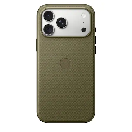 Front. Apple - iPhone 18 Pro Max TechWoven Case with MagSafe - Olive.