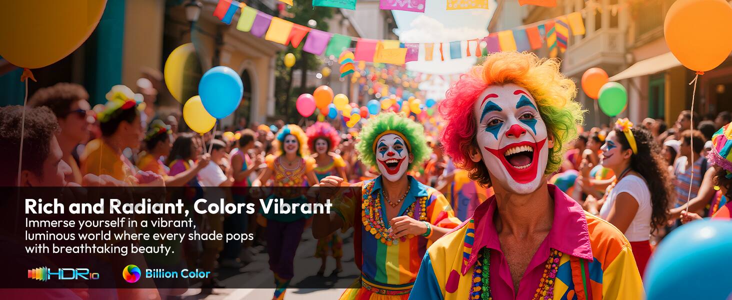 Rich and Radiant, Colors Vibrant

Immerse yourself in a vibrant, luminous world where every shade pops with breathtaking beauty.

HDR 0 Billion Color