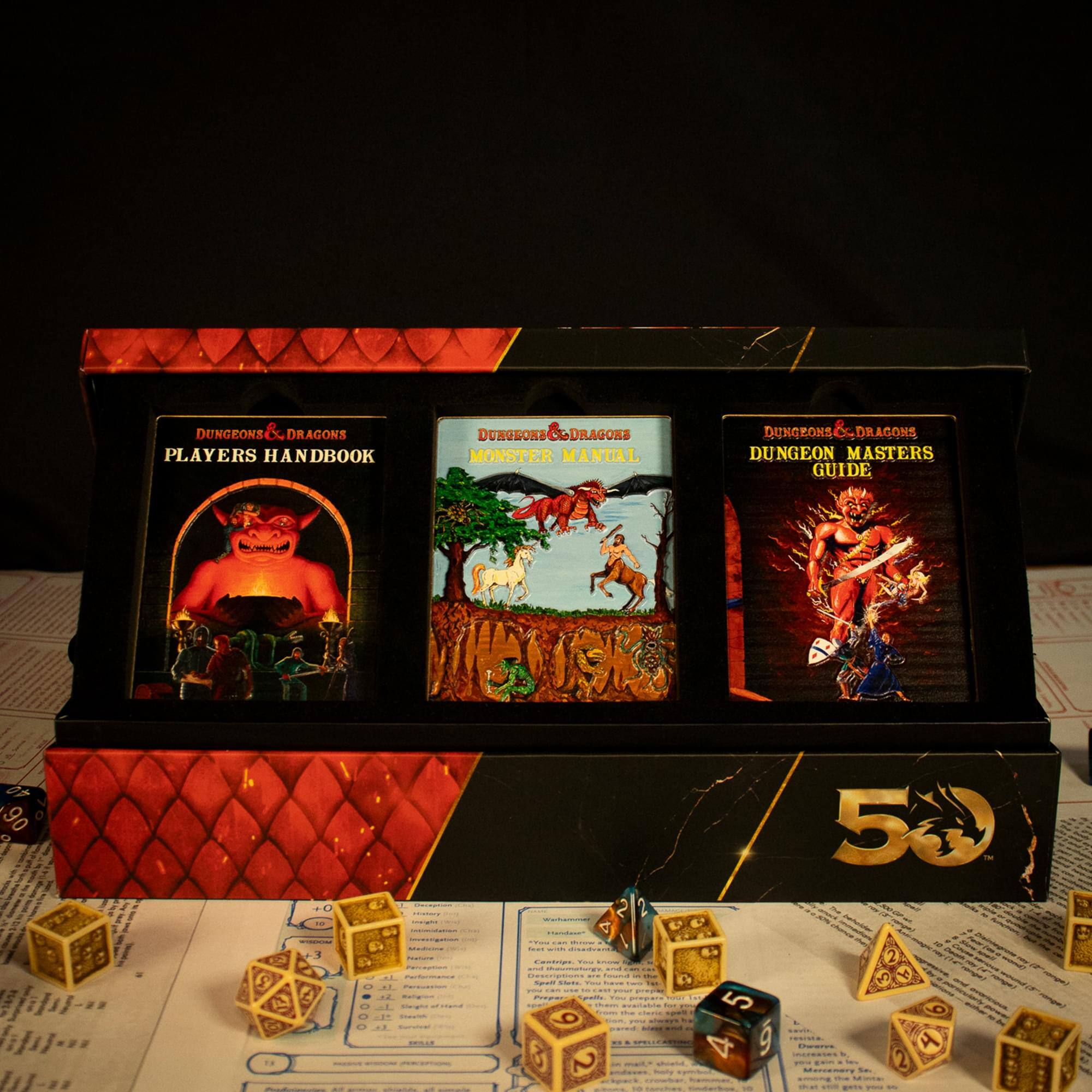 Dungeons & Dragons Players Handbook  
Dungeons & Dragons Monster Manual  
Dungeons & Dragons Dungeon Masters Guide