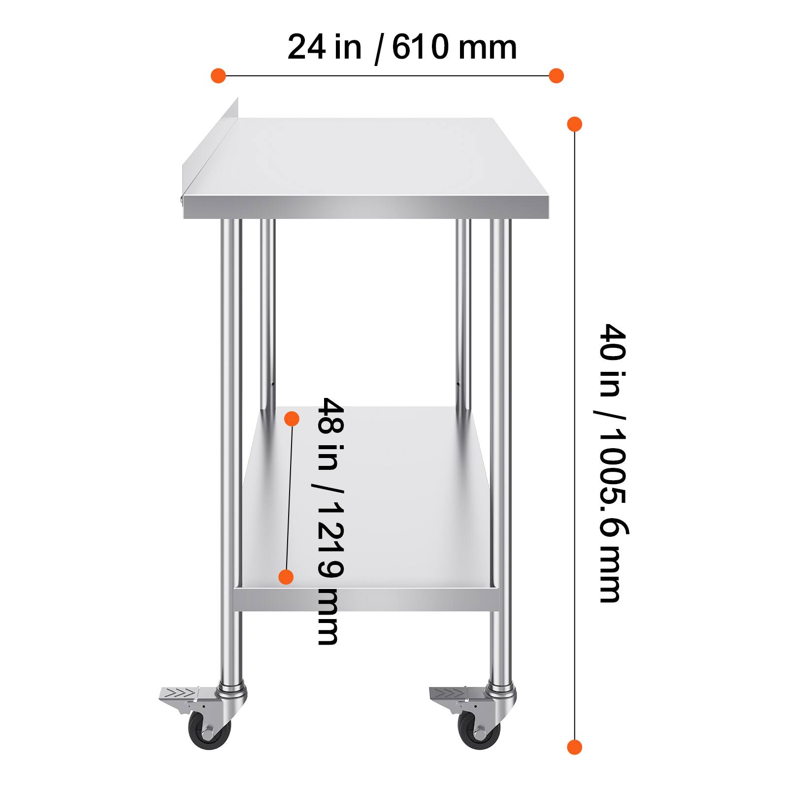 24 in / 610 mm
48 in / 1219 mm
40 in / 1005.6 mm