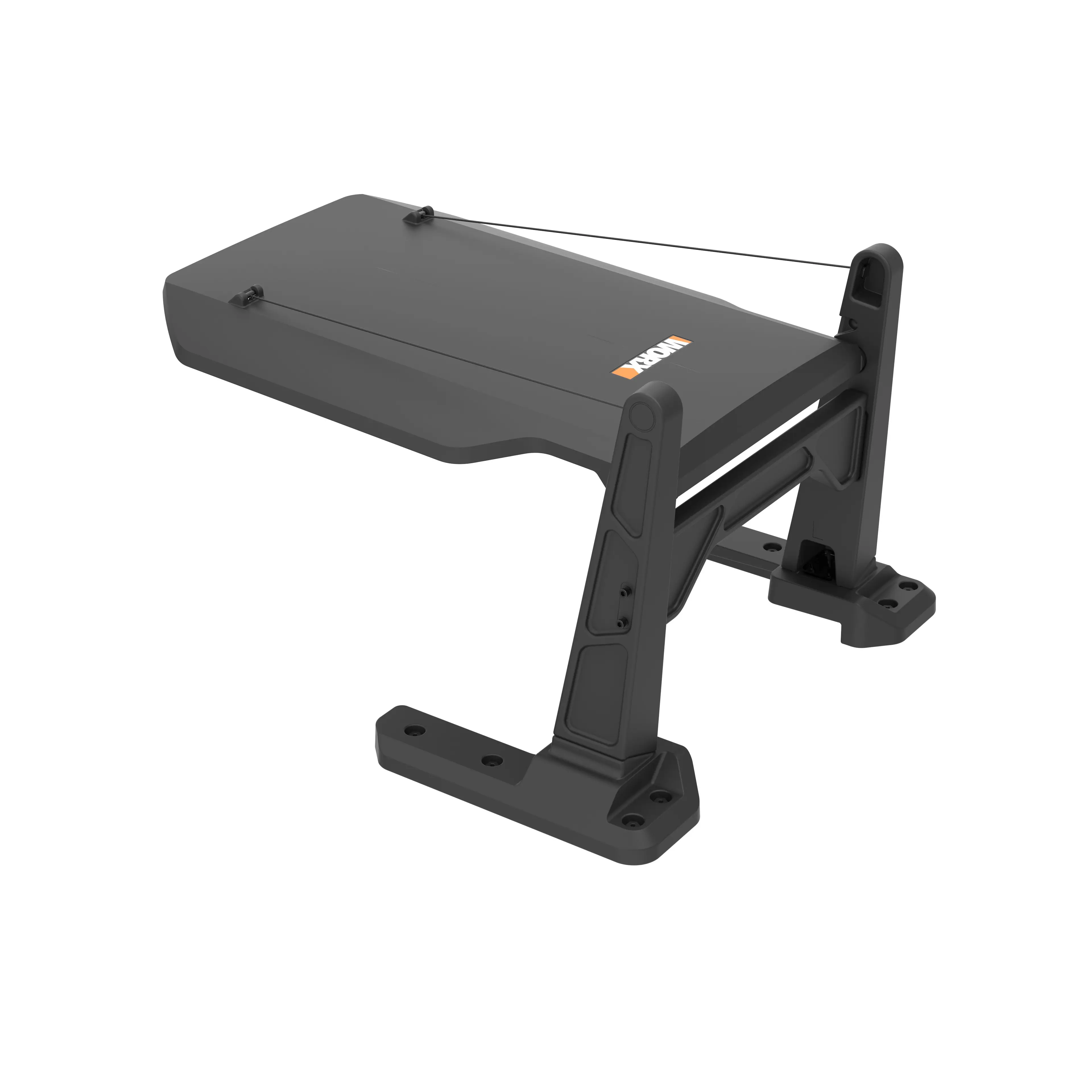 Angle. WORX - Worx WA0828 Garage Cover for Landroid Vision Cloud 2WD & 4WD Robotic Lawn Mowers - Black.