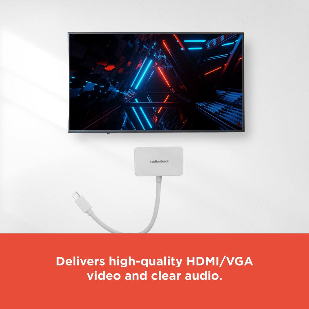 Delivers high-quality HDMI/VGA video and clear audio.