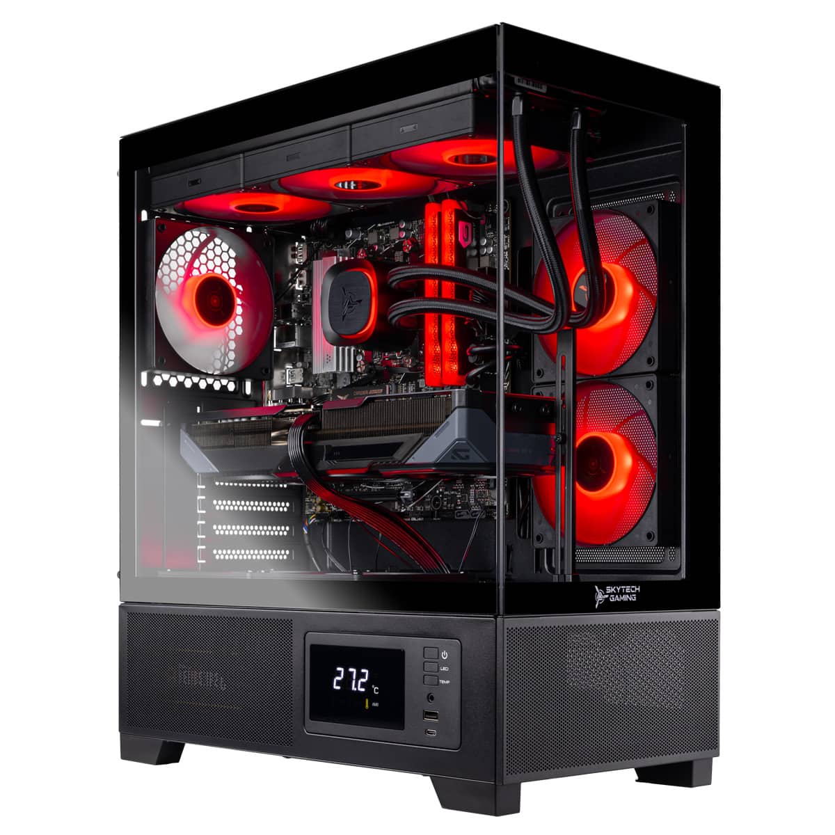 Skytech Gaming Skytech AZURE3PLUS AMD Ryzen 7 7700X, 5070, 16GB Skytech Gaming Skytech AZURE3PLUS AMD Ryzen 7 7700X, 5070, 16GB