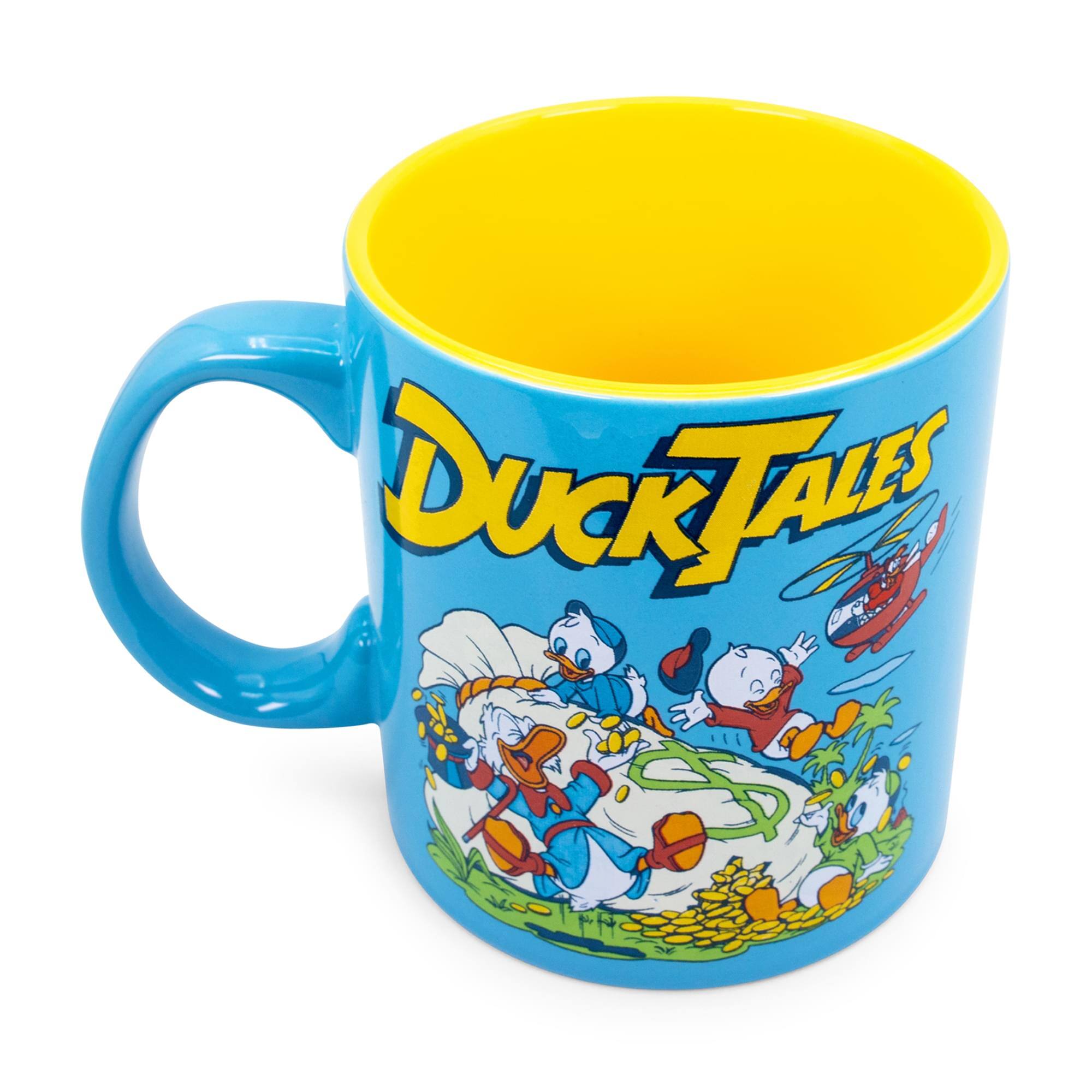 Alt View 1. Silver Buffalo - Disney DuckTales Money Bags Ceramic Mug | Holds 20 Ounces - Blue.