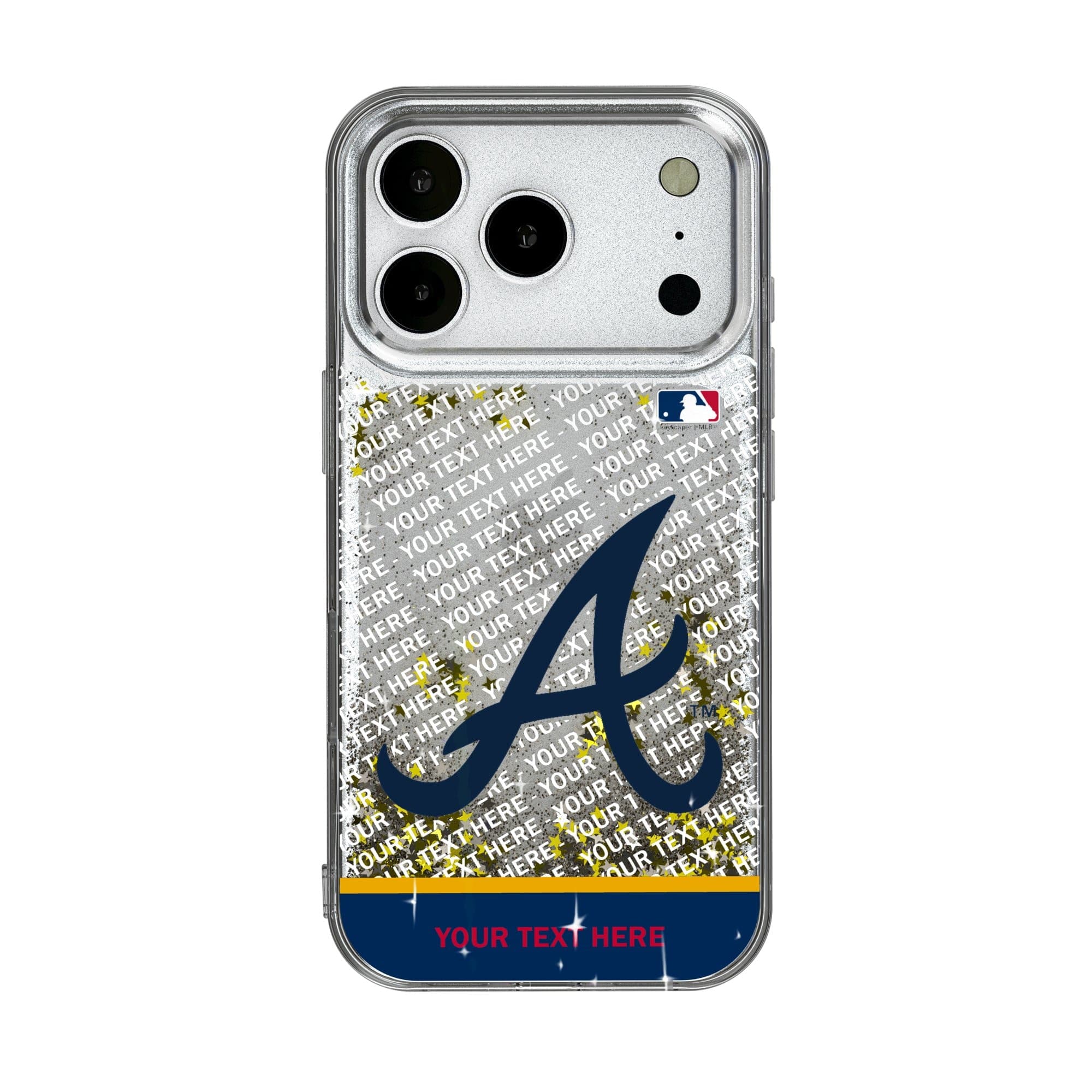 Keyscaper - MLB - Atlanta Braves iPhone Personalized Glitter Case - 16 Pro - Multicolor price history on PriceWatchPro