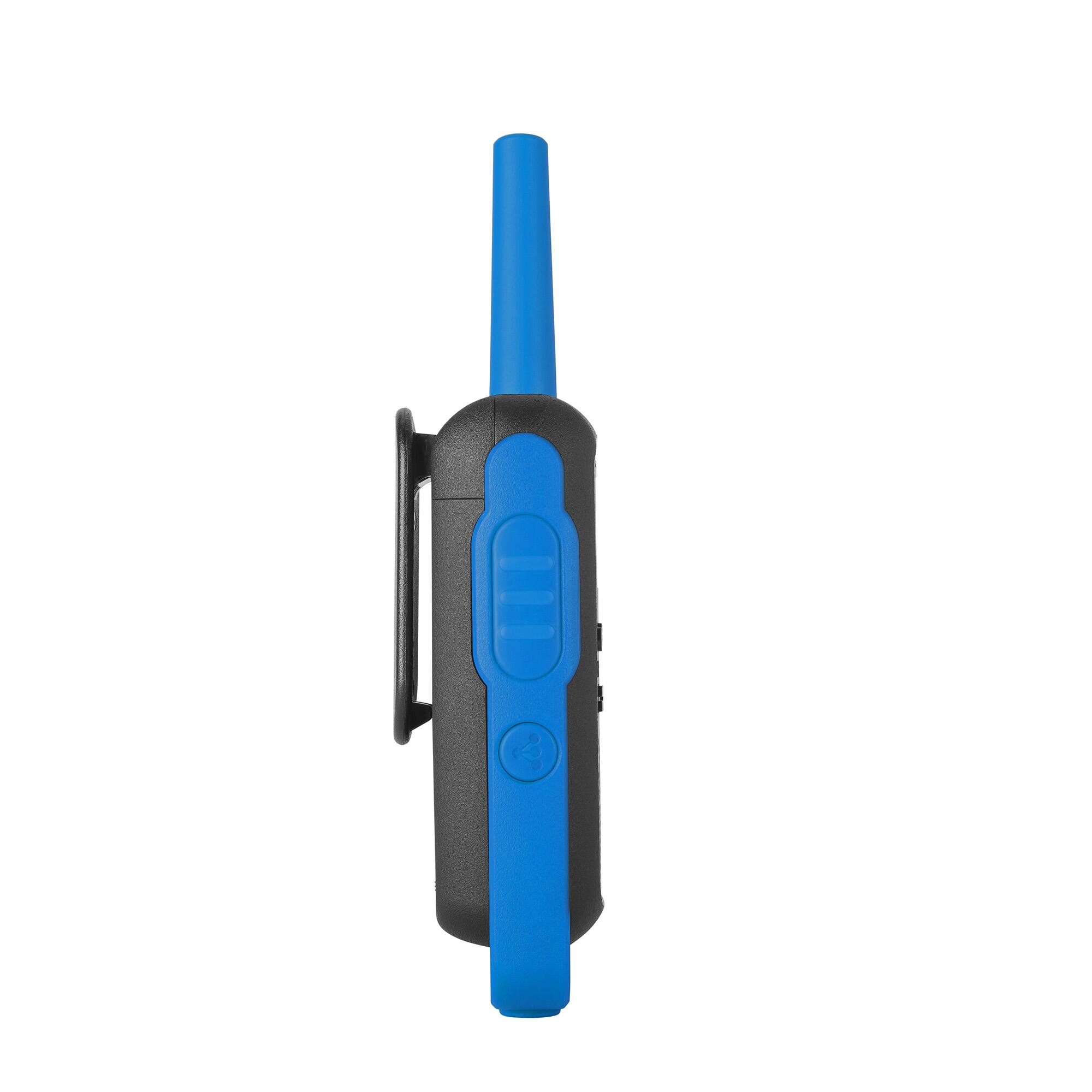 Alt View 1. Motorola - alkabout 25-Mile 22-Channel 2-Way Radios (3-Pack) - Black/Blue.