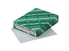 Exact - 110 lb. Index Paper, 8.5" x 11", 250 Sheets/Pack - Gray
