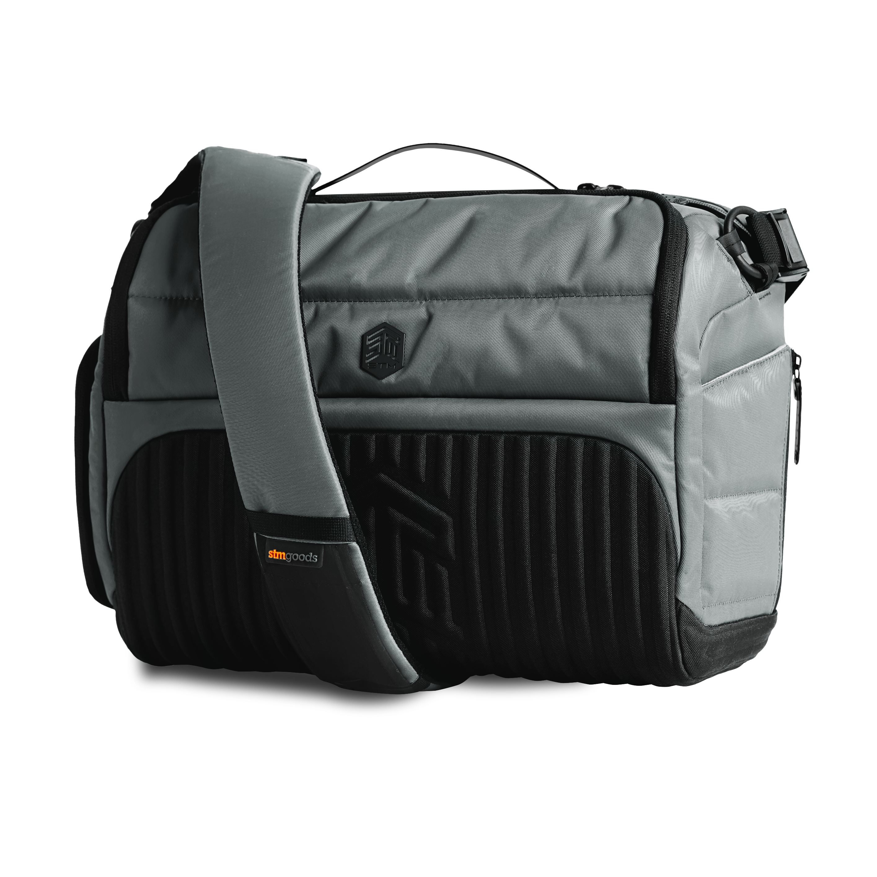 Left. STM - DUX Messenger 16L (15") Grey - Grey.