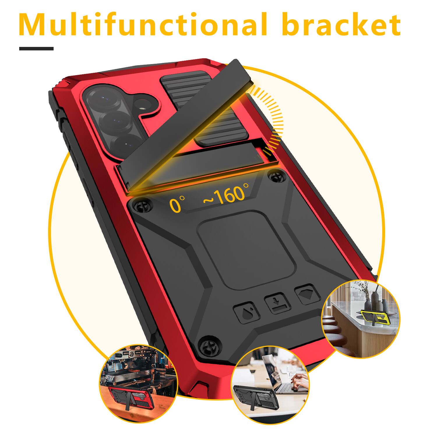 Multifunctional bracket 0° ~ 160°