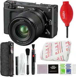 ZR Cinema Camera with 35mm f/1.4 Lens Kit and Advanced Accessories and Travel Bundle | 2042 | Nikon RED Z 6k Camera - Black