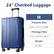 24" Checked Luggage
M
Product Size
15.9 x 10.2 x 25.8"
Package Size
17.0 x 10.9 x 26.1"
Weight
8 LBS