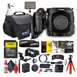 Canon - EOS C400 6K Full-Frame Cinema Camera (Canon RF) + 128GB Memory Card + More
