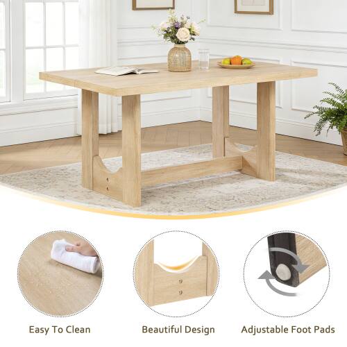 Easy To Clean  
Beautiful Design  
Adjustable Foot Pads