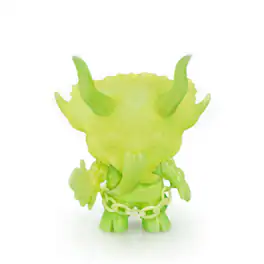Toynk - Christmas Krampus Vinyl Action Figure | Glows in the Dark | 5 Inches - Green