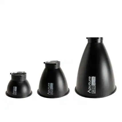 Aputure Wide SPIIM
Aputure Medium DESIMB
Aputure Narrow Reflecter
Aputure Mount Hyper Reflector
Mount Hyper BM1215